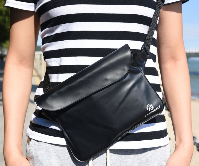 Freegrace Waterproof Waist Pouches - Best Way to Keep Your Phone and Valuables Dry and Safe - Perfect for Boating Swimming Snorkeling Kayaking Beach Pool Water Parks (Black 2 Pack) - Image 2